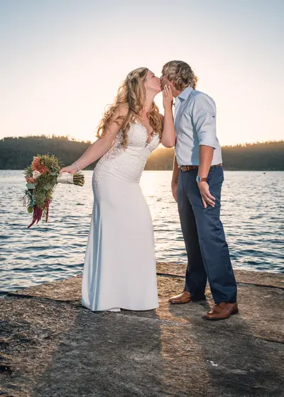 Fall, Lakeside Wedding